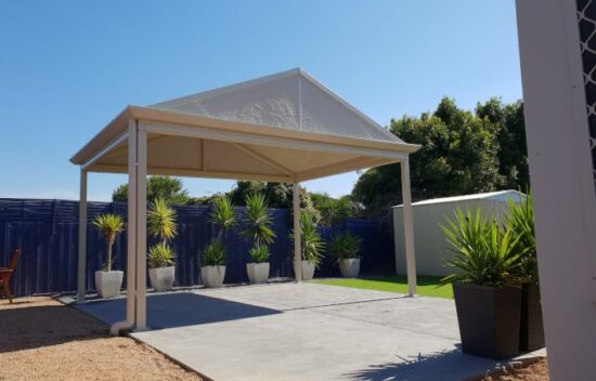 Freestanding gable end structure