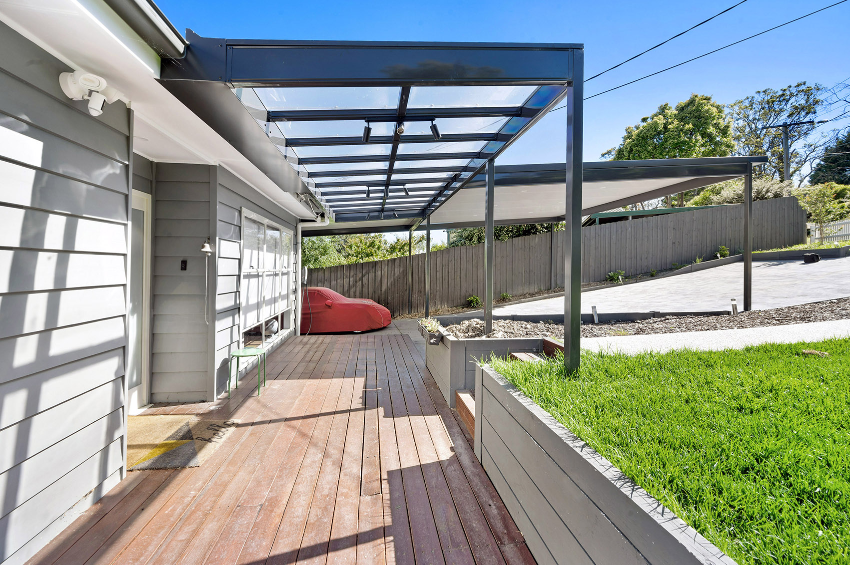 Combined Carport Patio
